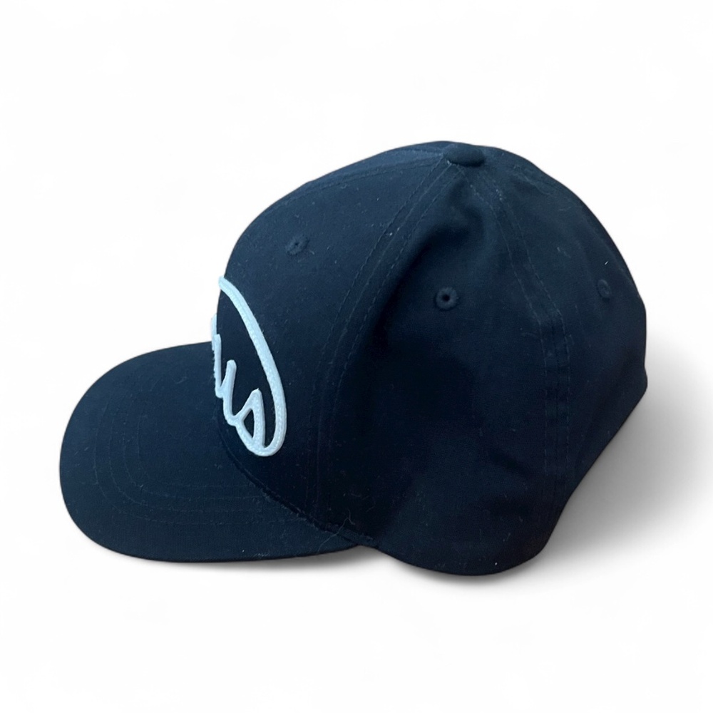 Deus Ex Machina Snapback Cap Black w/ White Script Logo - Picture 2 of 7